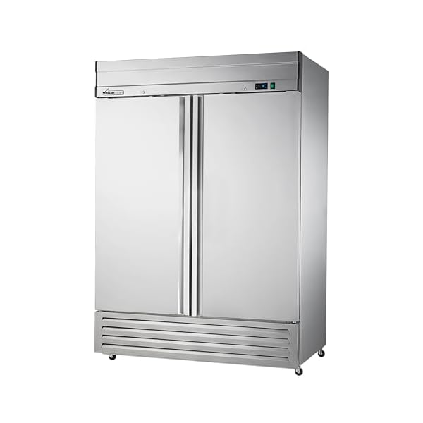 Commercial Refrigerator – 2-Solid Door Reach-in, Stainless Steel, 54″ W (69K-936)