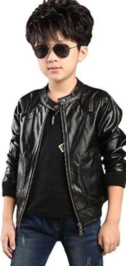 Taylor Zack Leather Jacket For Kids