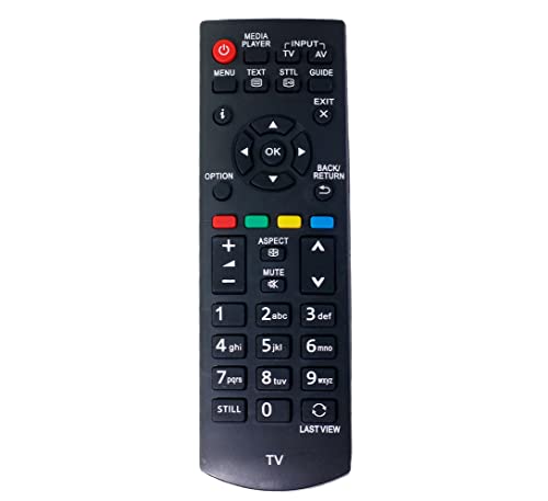 N2QAYB000816 VINABTY Replaced Remote Fit for Panasonic LED LCD TV TX-39A400B TX-42A400B TX-50A400B TX-39A400E TX-42A400E TX-50A400 TX-L19XM6E TX-L24XM6E TX-24G310B TX-32G310B TX-L19XM6B TX-L24XM6B