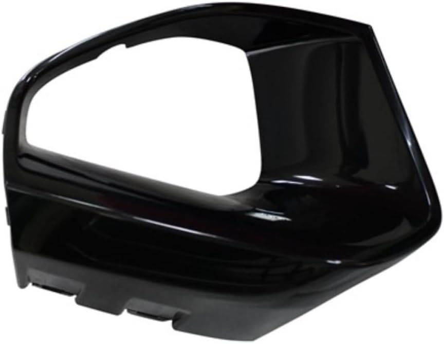For BMW 320i/330e 2020 2021 2022 Bumper Cover Air Duct Bezel Driver And Passenger Side | Pair | Front | Made of ABS Plastic | Bright Black Finish | For BM1038219, BM1039219 | 51117471517, 51117471518