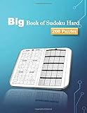  Big Book of Sudoku Hard 200 Puzzles: Huge Bargain Collection of 200 Puzzles and Solutions, Hard Level, Tons of Challenge for your Brain