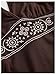 RoseSeek Women's Halter Cowgirl Vintage Mini Dress Embroidery Tie Back Sleeveless Ruched Tiered Layer A Line Dresses Brown Medium