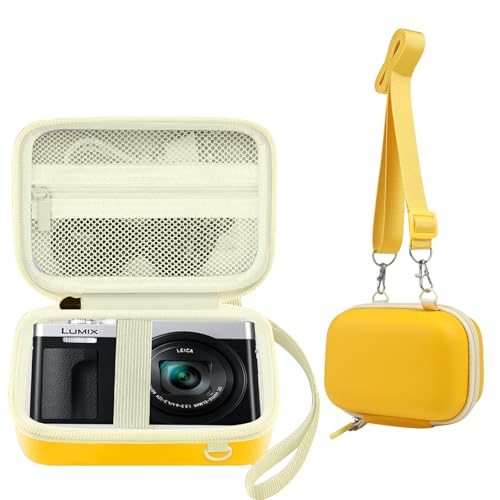 Funda para cámara digital Leayjeen compatible con Panasonic LUMIX Yellow