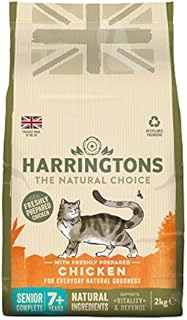 Harringtons Complete Senior Dry Cat Food with Freshly Prepared Chicken - 4x2kg