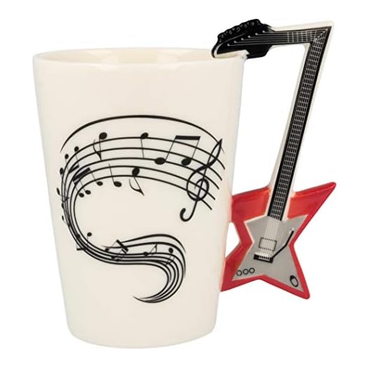 Froster Taza de Música Guitarra Eléctrica en caja negra, Taza de café 220 ml, Regalo para Guitarrista Musicos