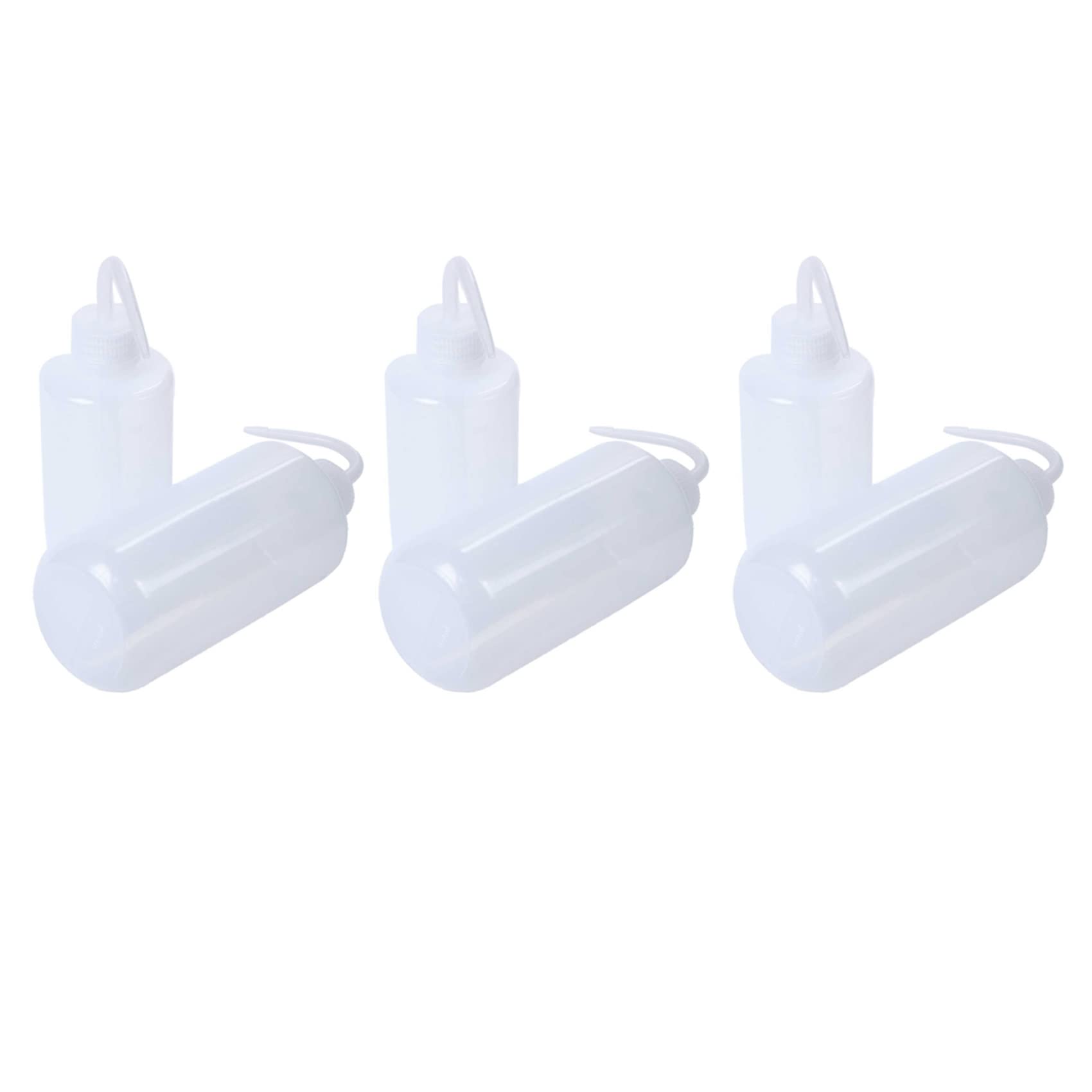 Hndhbfgrt 6 Pack Plant Flower Watering Bottle Plastic Bend Mouth Watering Cans Squeeze Bottle-250ML and 500ML