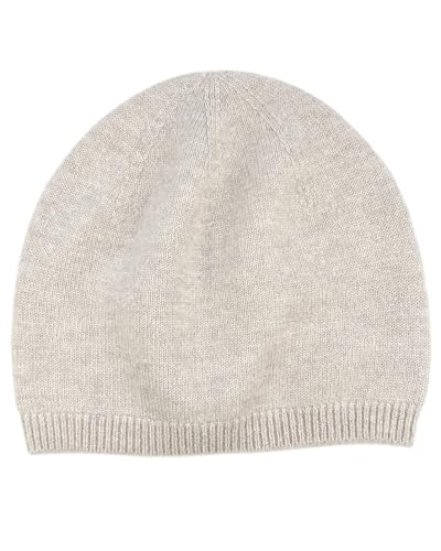 EILIZ 100% Superfine Merino Wool Beanie Hat Winter Warm-2PLY Unisex-Men and Women Skull Cap Toque (US, Alpha, One Size, Camel)