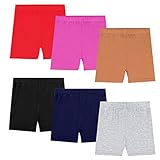 🚴Buena seguridad: short para niñas se ajustan perfectamente como ropa interior de seguridad bajo los vestidos o faldas en verano, adecuados para deportes, yoga, caminatas lentas, camping, playa, dormir u otras ocasiones sin preocuparse por la exposición accidental.