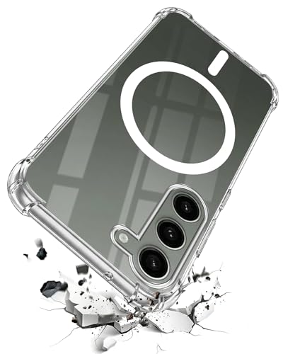 Image of Jkobi Shockproof Crystal-Clear Back Cover for Samsung Galaxy S23 5G (Magsafe Wireless Support | Drop & Camera Protection | Hard Polycarbonate)