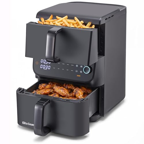 Elite Gourmet 10.5QT Dual Air Fryer