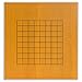 Yellow Mountain Imports Shin Kaya Veneer 0.8-Inch Beginner's Reversible 13x13 / 9x9 Go Game Set Board with Single Convex Melamine Stones - Classic Strategy Board Game (Baduk/Weiqi)