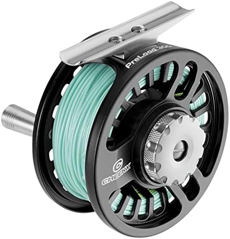Cheeky Fishing PreLoad 375 Fly Reel, Black/Gunmetal, 7-8 wt