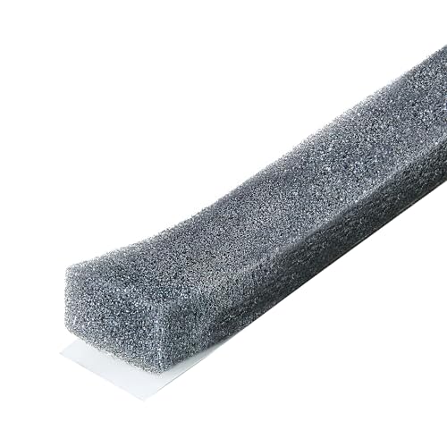 Image of M-D Building Products 02113 1 /2 in. x 3 /4 in. x 17 ft. Gray Economy Foam Window Seal for Ex-Large Gaps