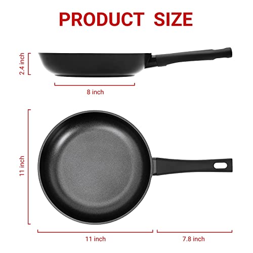 Sakuchi Nonstick Frying Pan Skillet,11" Non Stick Granite Fry Pan Egg Pan Omelet Pans, Stone Cookware Chef's Pan, Pfoa Free… #TOP1