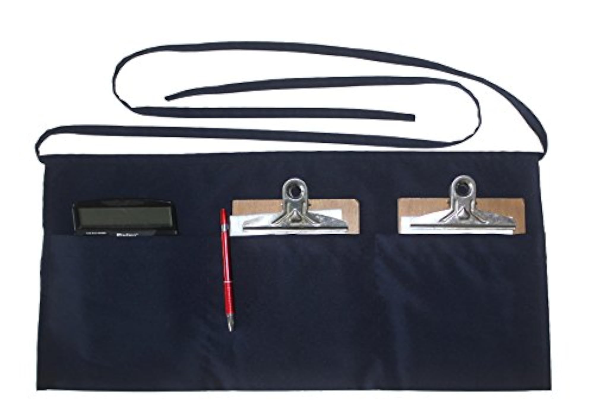 Navy Waist Server Apron with 3 Big Pockets