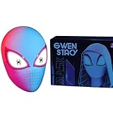 forlade-Gwen Spider-hero - Casco electrónico, máscara fresca con ojos brillantes, regreso a casa, simbiontes, clásico, Halloween, cosplay, mascarada, fiesta, vestir, disfraz, disfraz, lente, licra,