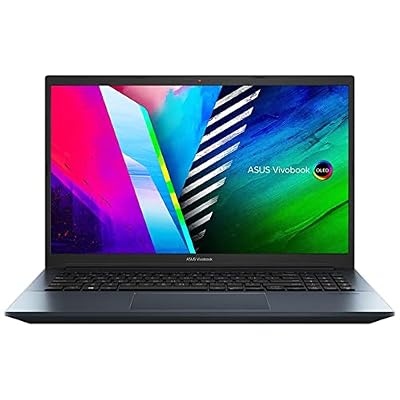 ASUS VivoBook Pro 15 OLED Ultra Slim Laptop, 15.6a FHD Display, AMD Ryzen 7 5800H CPU, NVIDIA GeForce RTX 3050, 16GB RAM, 512GB SSD, Windows 11 Home, Quiet Blue, M3500QC-DS71