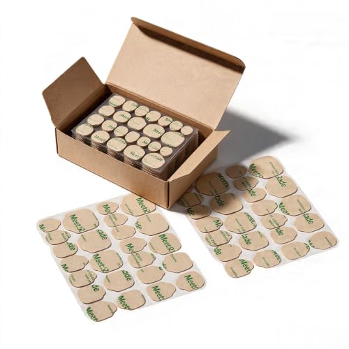 MeetRade Nail Adhesive Tabs for Press on Nails:1200 Pcs (50 Sheets) Double Sided Jelly Nail Stickers,Ultra Thin Waterproof Sticky Tabs, 24 Sizes Long Lasting 7 Days