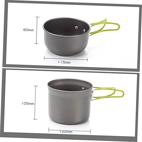 Parliky Camping Cookware Set Lightweight Folding Pot Complete Outdoor Cooking Tools - Image 3