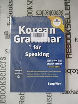 Paperback Korean Grammar for Speaking Learning Korean Language Book