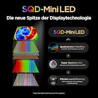 TCL 98Q7D Pro SQD-Mini LED 98 Zoll Fernseher, 4K Smart TV, Google TV – Ansicht 2