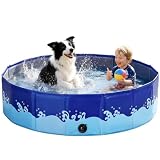 Nobleza Piscina para Perros Plegable, Bañera para Mascotas Antideslizante y...