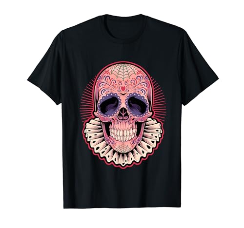Dia De Los Muertos Camiseta Day of the Dead Halloween T-Shirt