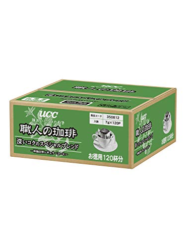 【Amazon.co.jp限定】UCC 職人の珈琲 ドリップコーヒー 深いコクのスペシャルブレンド 120杯