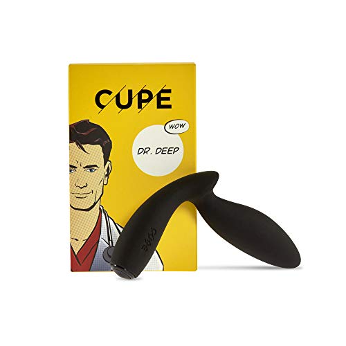 Plug Anal “Dr. DEEP” de CUPE, un vibrador para el ano perfecto para los solteros o para las parejas, agradable para la piel, con silicona médica y un asiento fijo