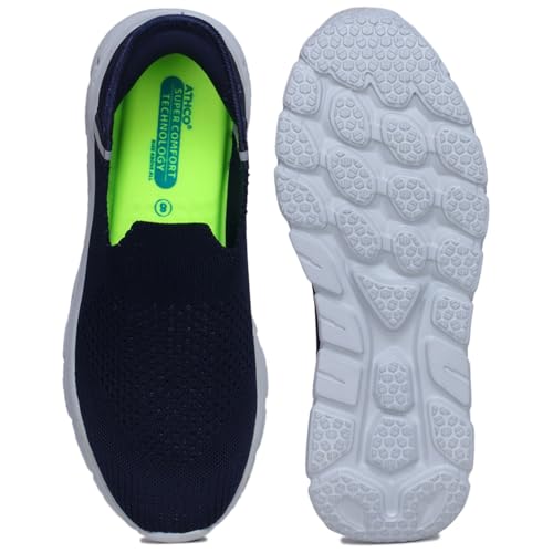 Image of ATHCO Mens Slipo Walking Shoes for Man, Lightweight Breathable Comfort Slip-On Casual Shoes for Man with Memory Foam Insole, Lightweight, Comfort Walking Shoe for Men for All-Day Comfort