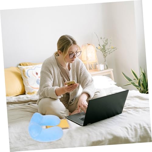 Almohada inflable de viaje ajustable 30x30x12 cm miniatura 7
