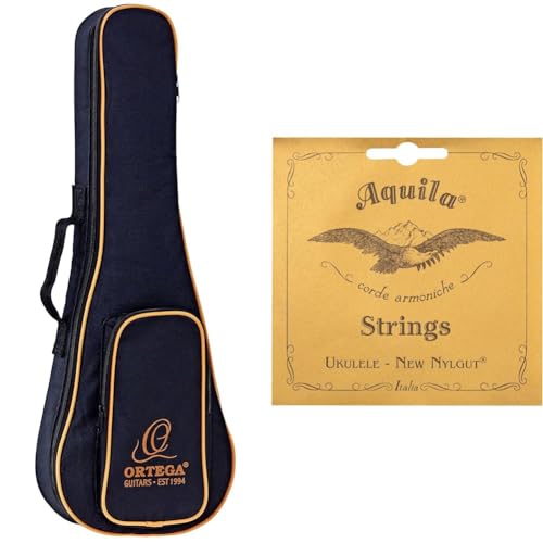 Ukulélé concert Ortega avec cordes Aquila 7U Nylgut pour musiciens
