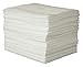 Absorbent Pad, 26 gal, White, PK100