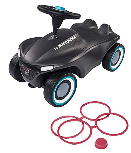 BIG-Bobby-Car-Neo Anthrazit - Rutschfahrzeug für drinnen und draußen, Kinderfahrzeug mit Flüsterreifen und zwei Felgen… – Bild 4