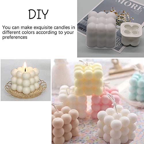 image for XIMUHO Candle Molds Silicone 3D, 2Pcs Soy Candle Molds, Handmade Soap 