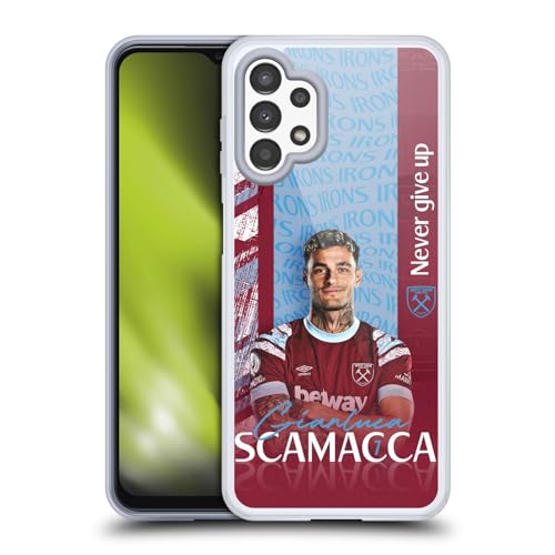 Funda gel flexible Samsung A13 antiarañazos West Ham Scamacca