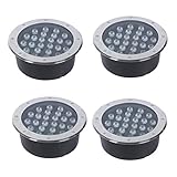 WZYJLyds Bodenleuchte Pfadlicht Hof Gartenlandschaft led Bodenstrahler Aussen Hohe Energie Dekorativer Scheinwerfer im Freien, IP67 wasserdicht , AC85-265V(Blau,24W)