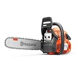 Husqvarna 450S Rancher Gas Chainsaw, 50.2-cc 3.2-HP, 2-Cycle X-Torq Engine, 20 Inch Chainsaw with Automatic Oiler, For Tree Pruning, Yard Cleanups and Firewood Cutting