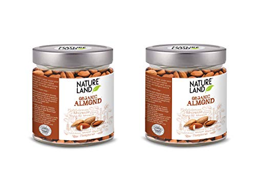Image of Natureland Organics Almonds 250 gm (Pack of 2) - Total 500 Gm