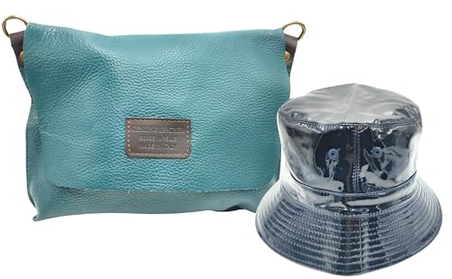 Precioso Bolso Italiano de Piel. con Correa Ajustable incluida. Bolso para Poder Poner Otras Correas y adaptarlo a tu Estilo. (Azul) Precioso Bolso Italiano de Piel. con Correa Ajustable incluida. Bolso para Poder Poner Otras Correas y adaptarlo a tu Estilo. (Azul)