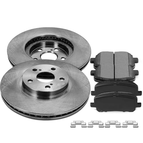 Image of SCITOO Front 10.83 inch Brake Pads and Rotors Kits Fit For Pontiac Vibe 2003 2004 2005 2006 2007 2008,For Toyota Corolla 2003-2008,For Toyota Matrix 2003-2008
