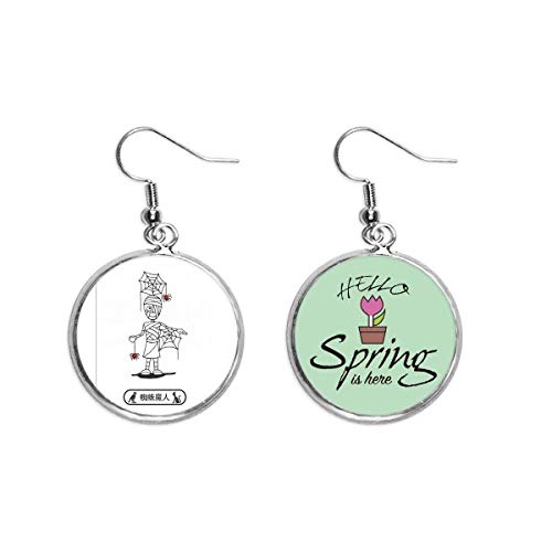 Colgante decorativo Horus y pendientes para ambientar tus fiestas de Halloween