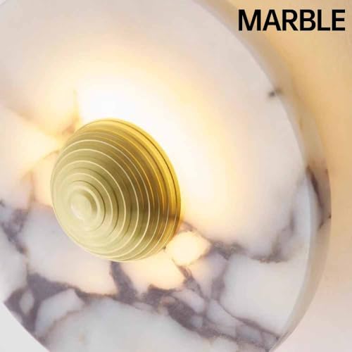 Aplique de pared circular con cableado para eliminar cables vistos en el pasillo 7
