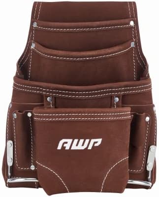 1LS-688-2 AWP Suede Leather Tool Pouch - Quantity 4