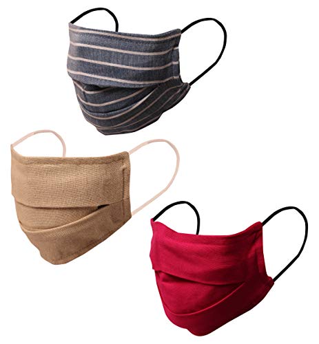 Image of Touchstone Filter pocket nose bridge double layer anti-pollution smog smoke cold cough protective cotton face mask Reusable Machine Washable for men, women.