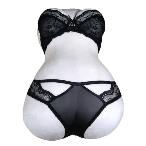 GZYLCH Human Shaped Throw Pillow with Underwear Set, Full Size Body Pillow Plush Dolls with Holes, Relieves Stress and Anxiety, Soft and Supportive, Nature