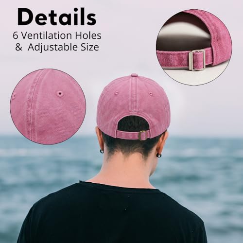 Image of Humor Saying Adjustable Washed Cotton Baseball Cap, Funny Retro Trucker Hat Gift for Men Women Dad Husband Coworker