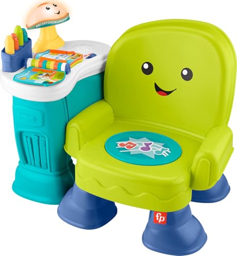 Fisher-Price Toddler Toy Laugh & Learn Song & Story Learning Chair with Music Lights & Activities for Kids Ages 1+ Years (Amazon Exclusive)