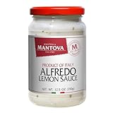 Mantova Alfredo Lemon Sauce, 12.5 oz. (Pack of 2), Product of Italy, Traditional, All-Natural, Ready-to-Eat Pasta Sauce, No Artificial Coloring, Flavoring or Preservatives
