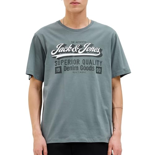 JACK & JONES Jjelogo Tee Ss O-Neck 2 Col Aw25 Sn